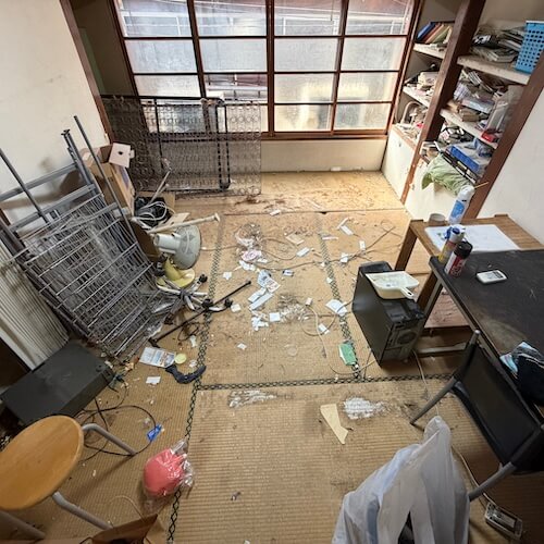 整理後の室内写真